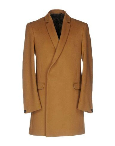 Alessandro Dell'acqua Coats In Camel