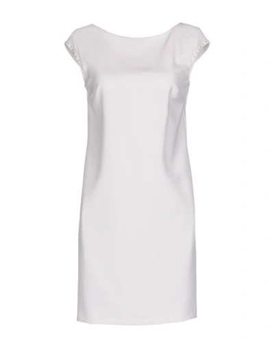 Atos Lombardini Short Dress In White