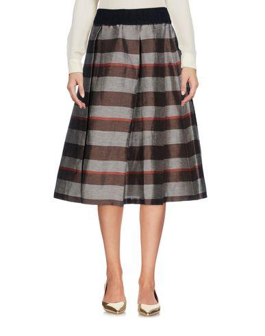Jijil Knee Length Skirt In Brown | ModeSens