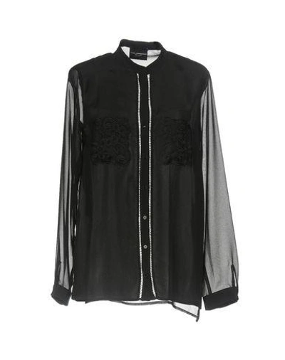 Atos Lombardini Lace Shirts & Blouses In Black