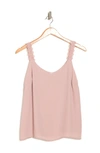 Nordstrom Rack Lace Strap Camisole In Pink Adobe