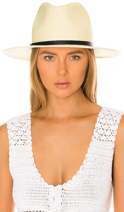 Hat Attack Panama Continental Hat In Neutral