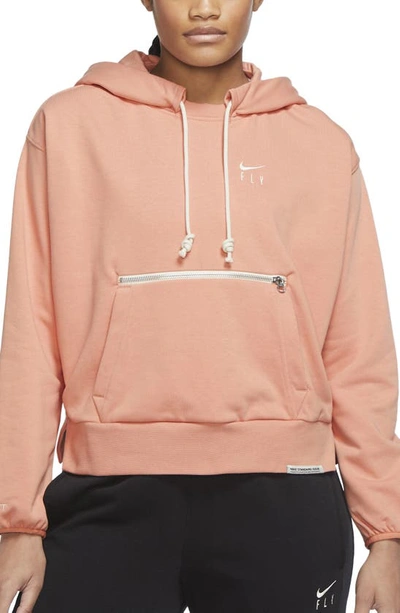 Nike Women's Dri-fit Swoosh Fly Standard Issue Pullover Basketball Hoodie  In Orange | ModeSens