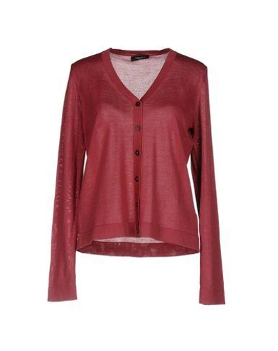 Roberto Collina Cardigan In Garnet