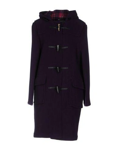 Gloverall Coats In Purple