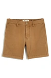 Madewell 7-inch Coolmax® Chino Shorts In Faded Birch