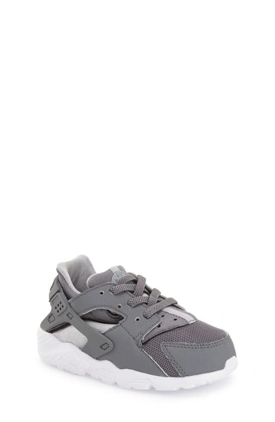 Nike Kids' Huarache Run Sneaker In Cool Grey/ White