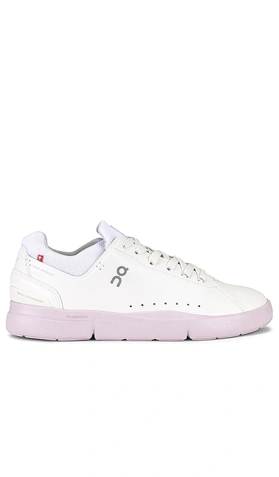 On The Roger Advantage Tennis Sneaker In White
