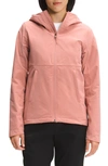 The North Face Shelbe Raschel Full Zip Hoodie In Rose Dawn