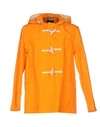 Gloverall Duffle Coat In Orange