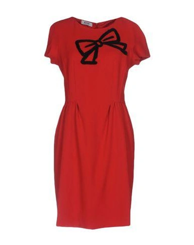 Moschino Cheap And Chic Short Dresses In Red