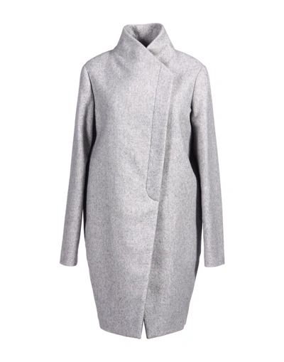 Brunello Cucinelli Coats In Light Grey