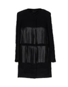 Atos Lombardini Coats In Black