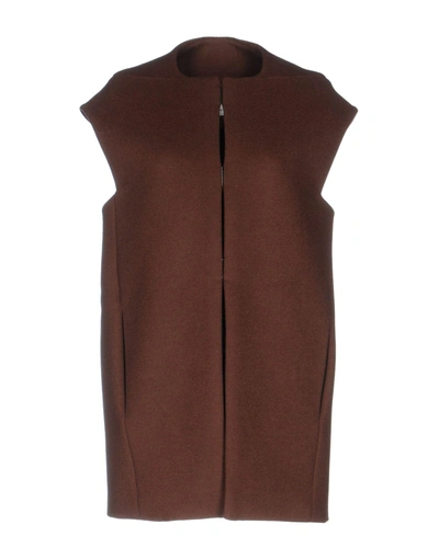 Philosophy Di Alberta Ferretti Coats In Brown