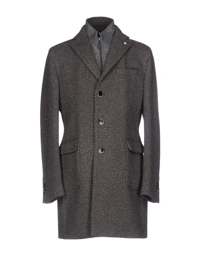 Luigi Bianchi Mantova Coat In Dark Brown