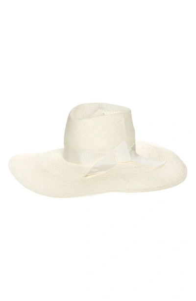 Gladys Tamez Paradise Straw Hat In White