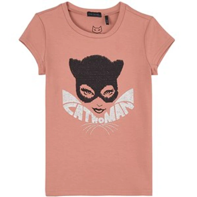 Ikks Kids' Graphic T-shirt Dusty Rose In Pink