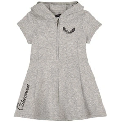 Ikks Kids' T-shirt Dress Gray In Grey