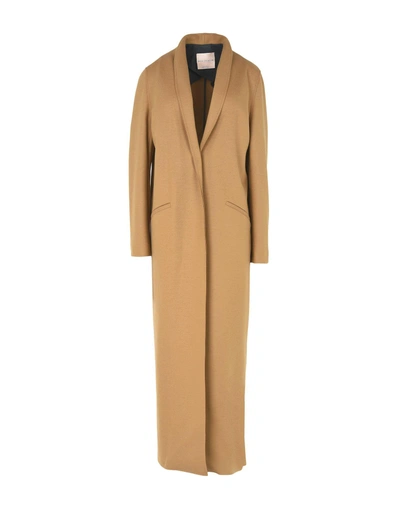 Erika Cavallini Coats In Camel