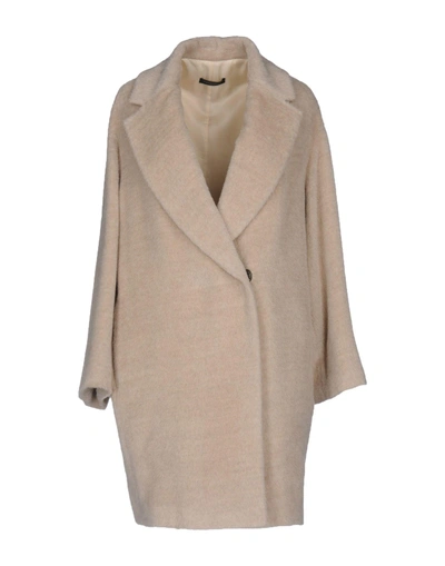 Antonelli Coats In Beige