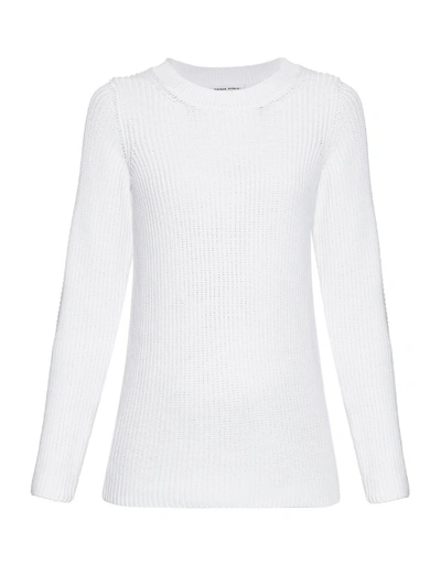 Sonia Rykiel Woman Ribbed Cotton-blend Sweater White