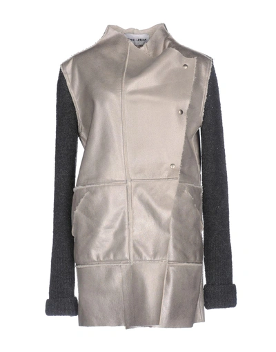 Brand Unique Coat In Light Grey