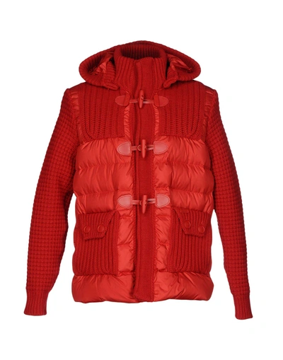 Bark Down Jacket In Red