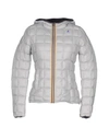 K-way Down Jackets In Light Grey