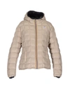 K-way Down Jackets In Beige