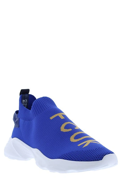 French Connection Men's Camden Slip On Sneakers Men's Shoes In Royal