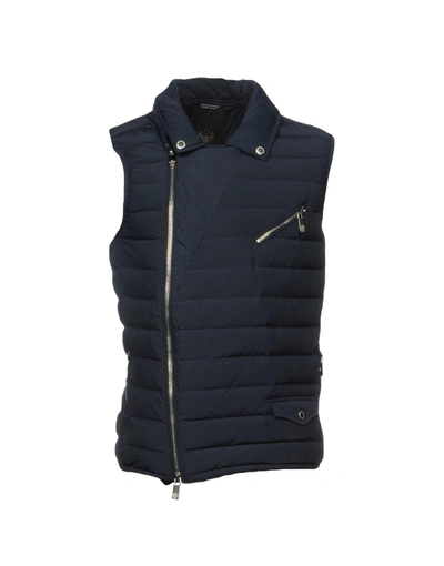 Frankie Morello Down Jackets In Dark Blue