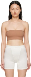 Skims Tan Fits Everybody Bandeau Bra In Sienna