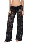 Pq Swim Malibu Embroidered-lace Coverup Pants In Lace Diva