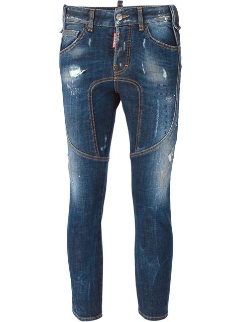 Dsquared2 Cropped Jeans | ModeSens