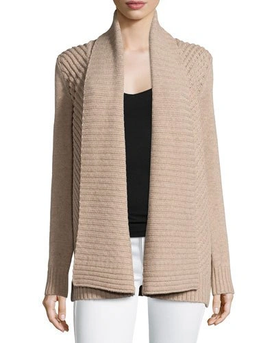 Vince draped on sale chevron knit cardigan