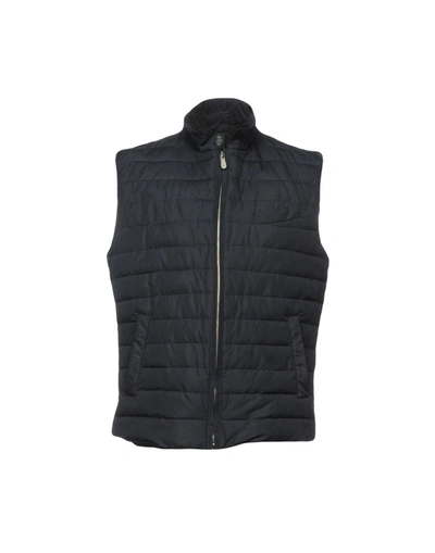 Eleventy Synthetic Down Jackets In Blue