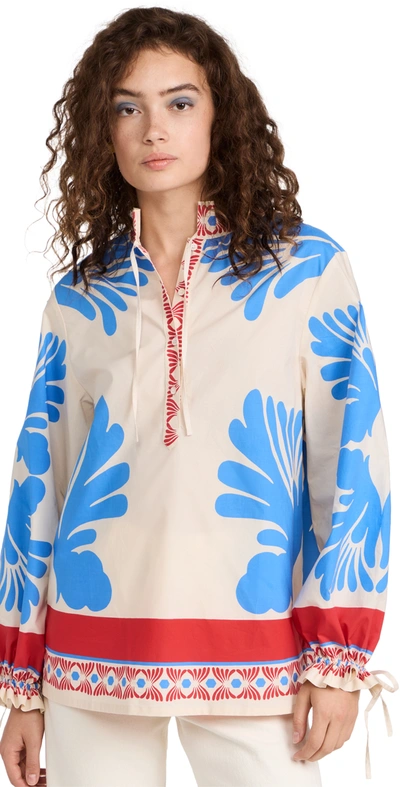 La Doublej Women's Printed Cotton Shirt And Sassy In Multi