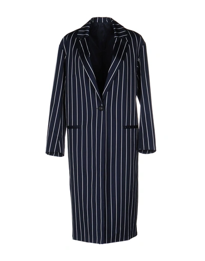 Harmony Paris Full-length Jacket In Dark Blue