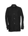 Herno Overcoats In Dark Blue