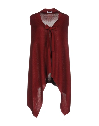 Rodebjer Cape In Maroon