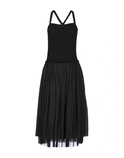 A Tentative Atelier Midi Dress In Black