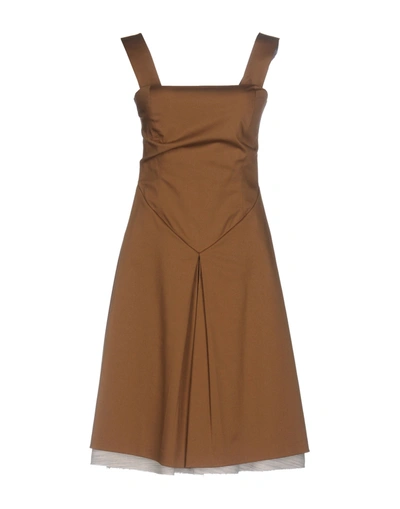 Boule De Neige Knee-length Dress In Brown