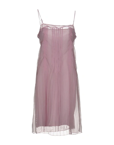 Philosophy Di Alberta Ferretti Midi Dresses In Light Purple