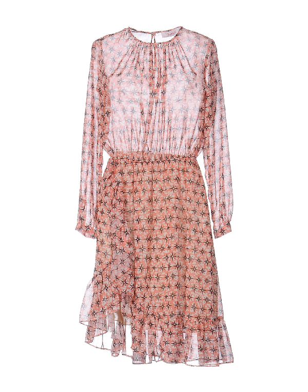 Jucca Knee-length Dress In Salmon Pink | ModeSens