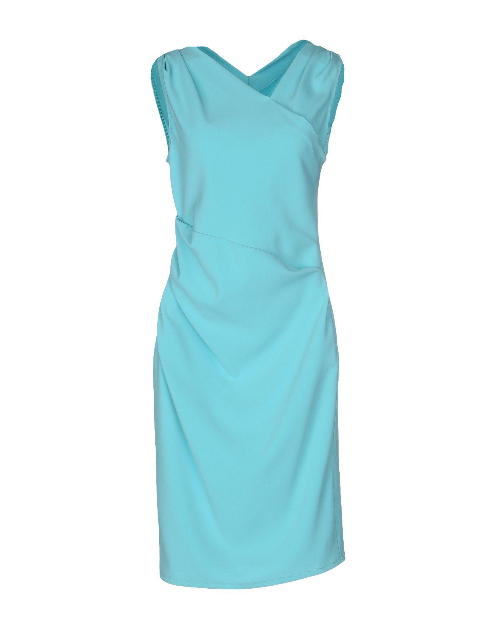 Moschino Cheap And Chic Kneelength Dress In Turquoise ModeSens