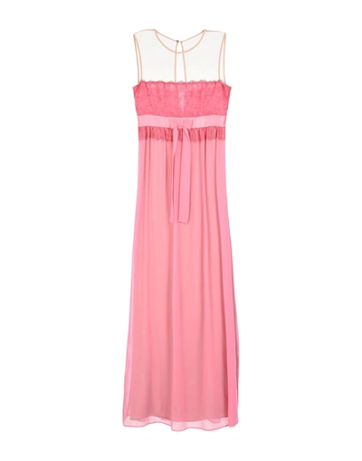 Atos Lombardini Long Dress In Pink