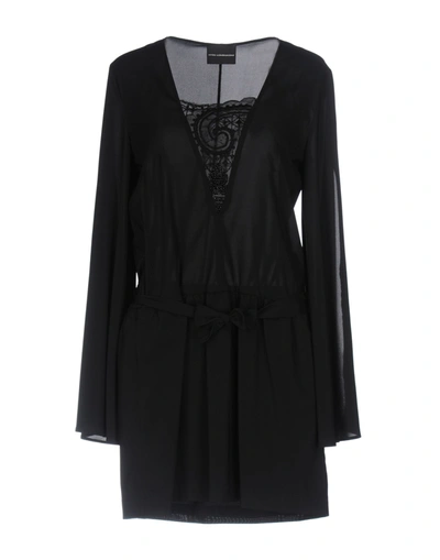 Atos Lombardini Short Dress In Black