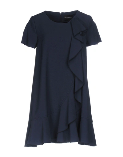 Atos Lombardini Short Dresses In Dark Blue