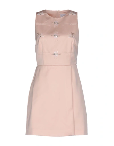 Keepsake Short Dress In Light Pink