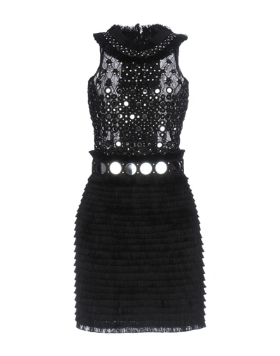Amen Couture Short Dresses In Black